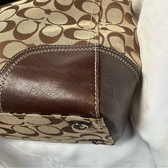 Coach monogram tote shoulder bag - Picture 9 of 15